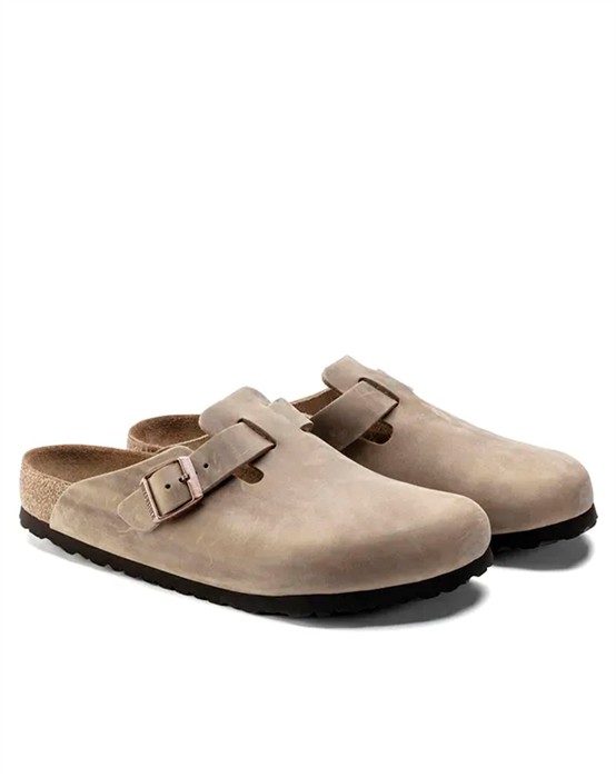 Boston Oiled Leather Sandal - Tobacco Brown